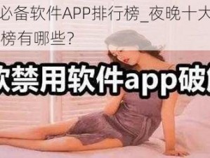 夜晚十大必备软件APP排行榜_夜晚十大必备软件 APP 排行榜有哪些？