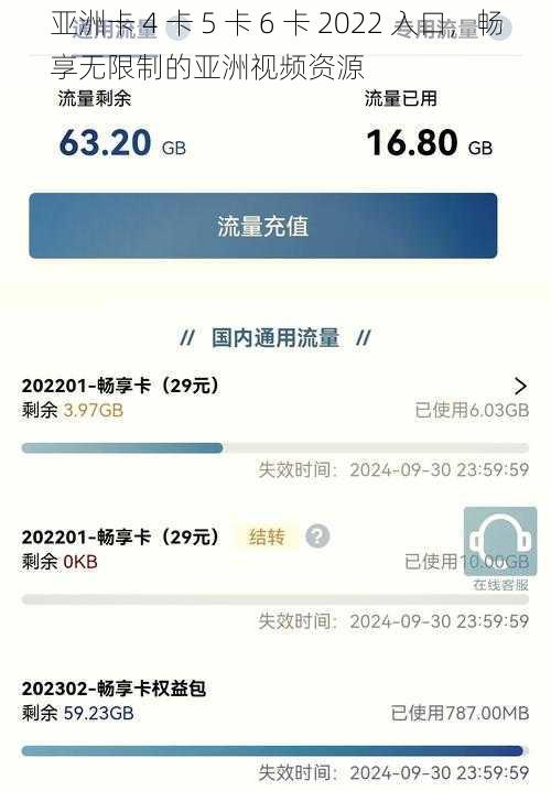 亚洲卡 4 卡 5 卡 6 卡 2022 入口，畅享无限制的亚洲视频资源