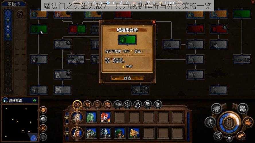 魔法门之英雄无敌7：兵力威胁解析与外交策略一览