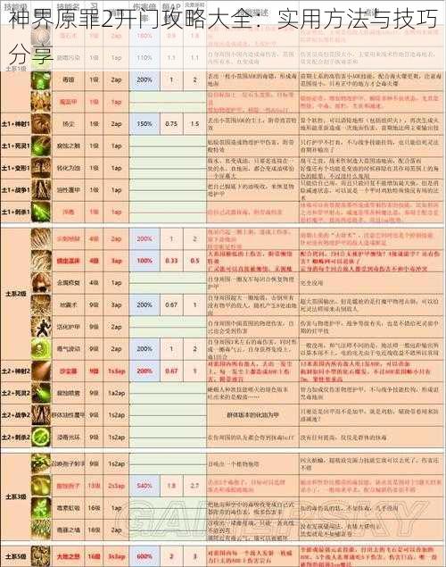 神界原罪2开门攻略大全：实用方法与技巧分享