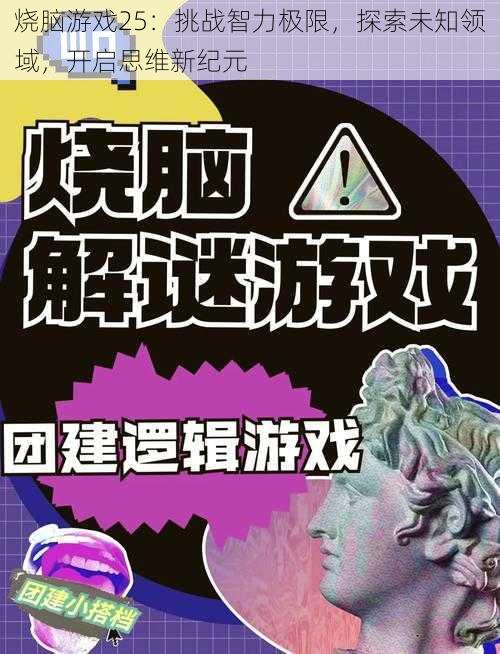 烧脑游戏25：挑战智力极限，探索未知领域，开启思维新纪元