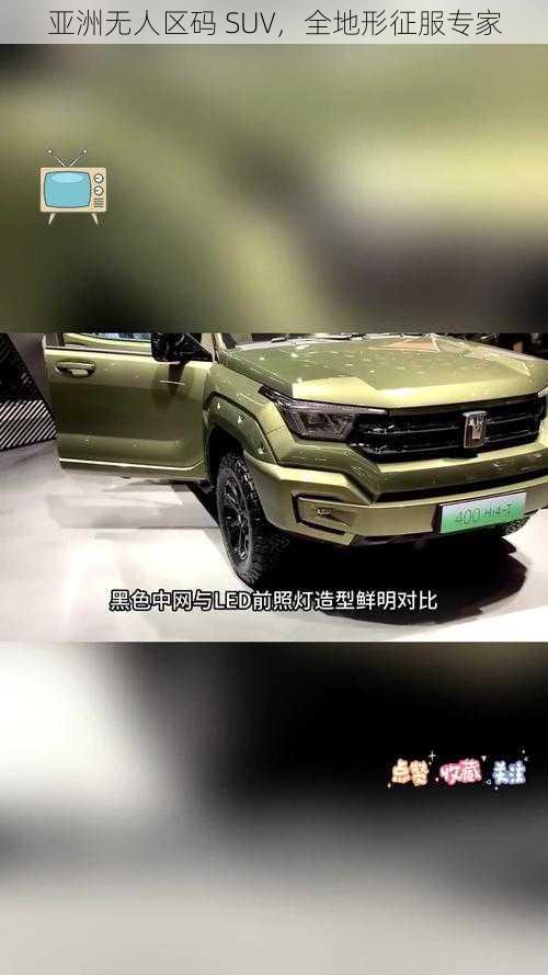 亚洲无人区码 SUV，全地形征服专家