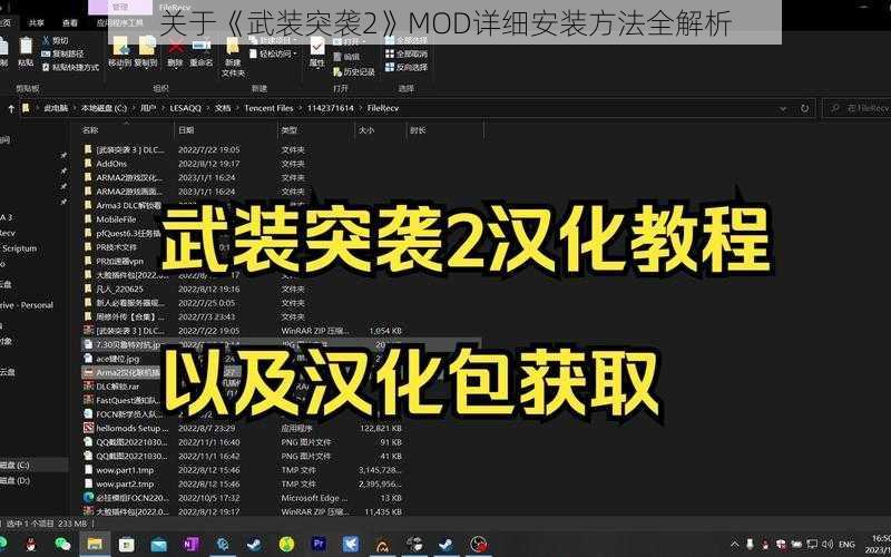 关于《武装突袭2》MOD详细安装方法全解析