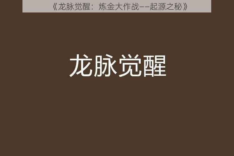 《龙脉觉醒：炼金大作战——起源之秘》