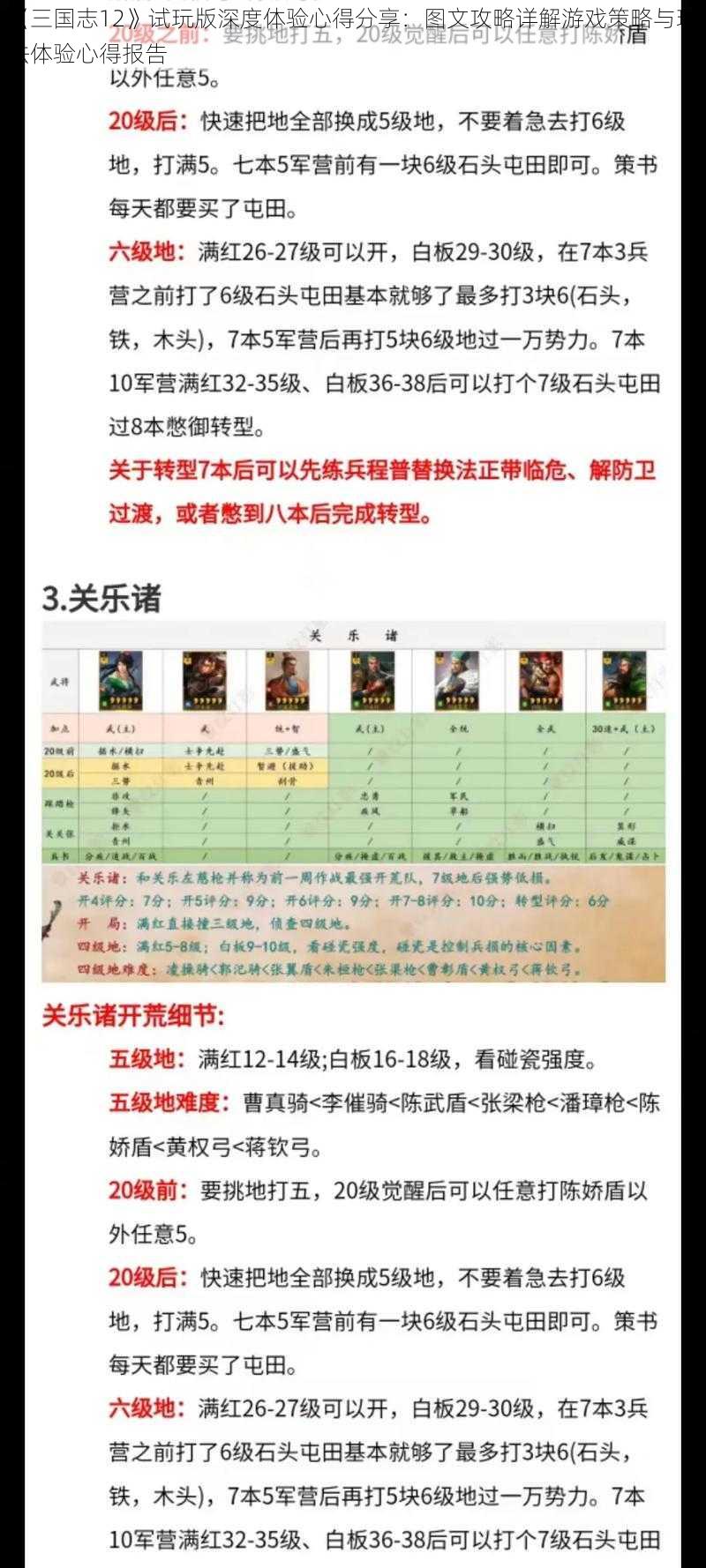 《三国志12》试玩版深度体验心得分享：图文攻略详解游戏策略与玩法体验心得报告