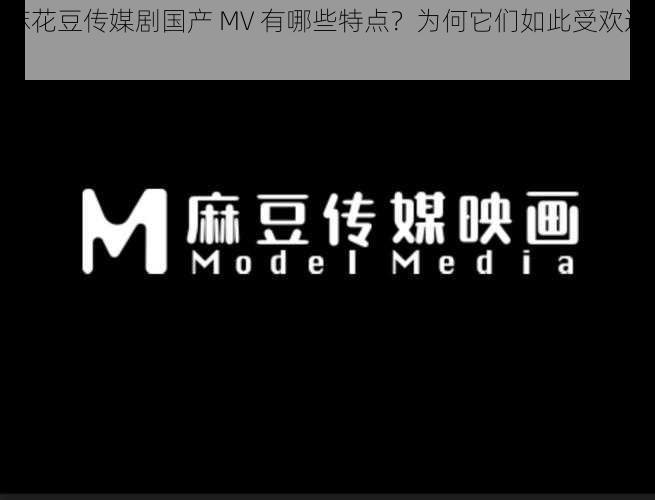 麻花豆传媒剧国产 MV 有哪些特点？为何它们如此受欢迎？