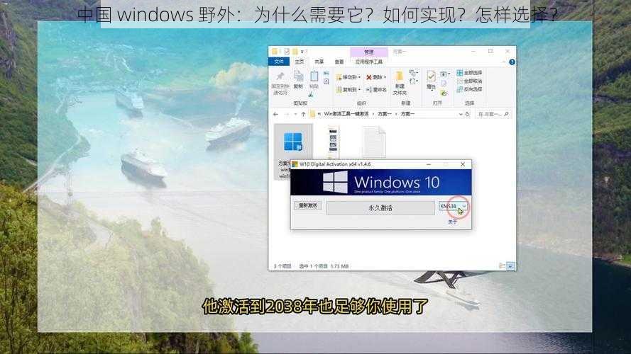 中国 windows 野外：为什么需要它？如何实现？怎样选择？