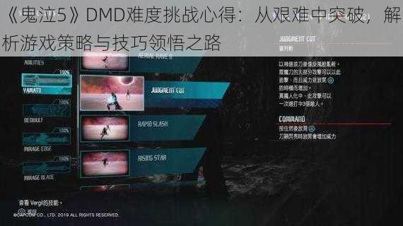 《鬼泣5》DMD难度挑战心得：从艰难中突破，解析游戏策略与技巧领悟之路