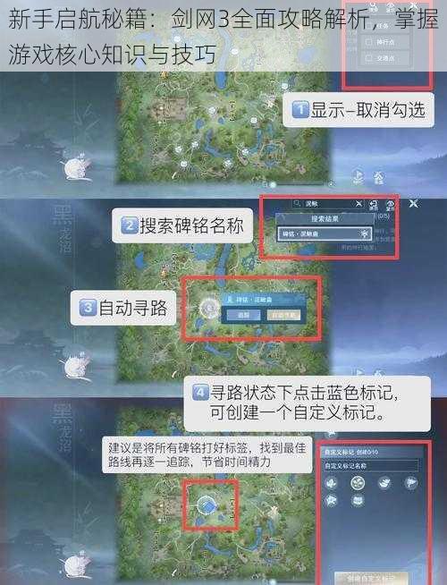 新手启航秘籍：剑网3全面攻略解析，掌握游戏核心知识与技巧